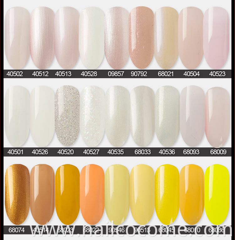 CCO Hot Sale Wholesale Natural CCO Mini 7.3ml Soak Off Nail Polish Colors